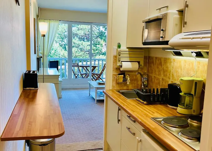 Sea & Serenity - Terrasse - Parking Prive トルヴィル＝シュル＝メール